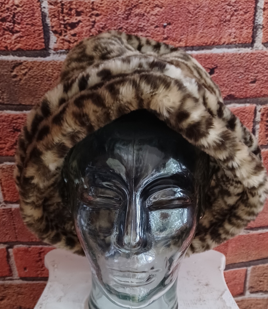 Leopard Print Hat - image 7